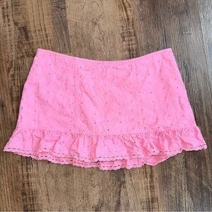 Urban Outfitters Skirts Small Pink Skort Mini Cottagecore Boho Preppy Western S